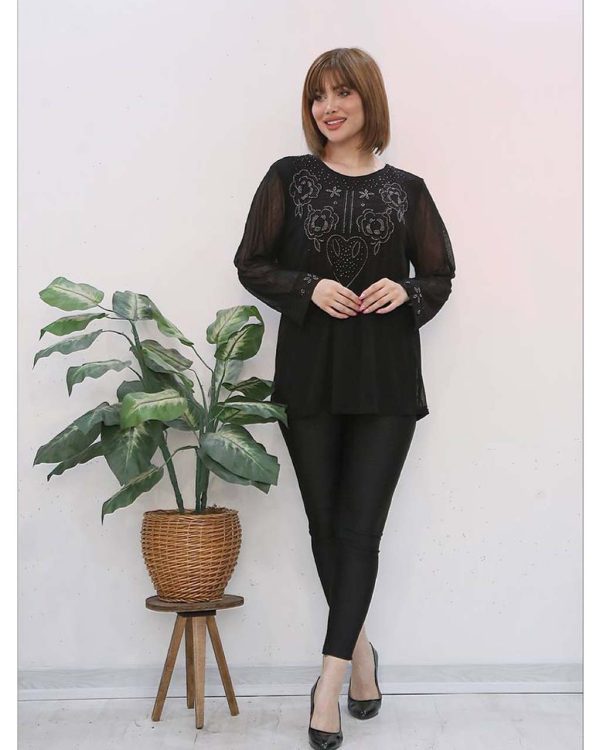 بلوز مشکی مجلسی