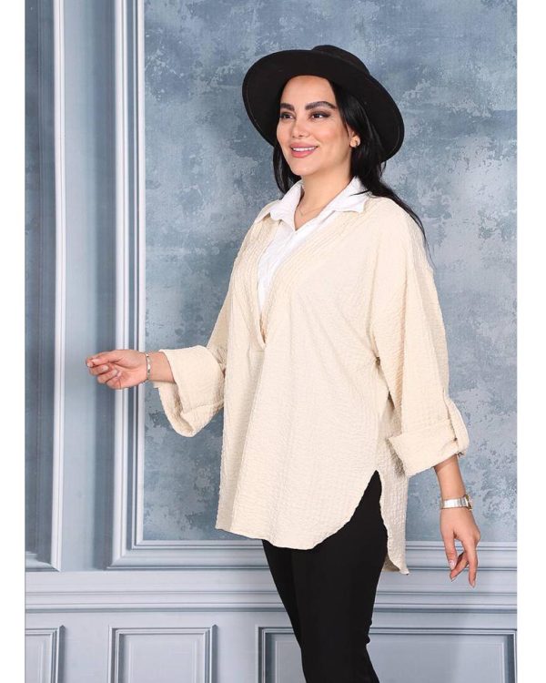 بلوز مرکشی سفید